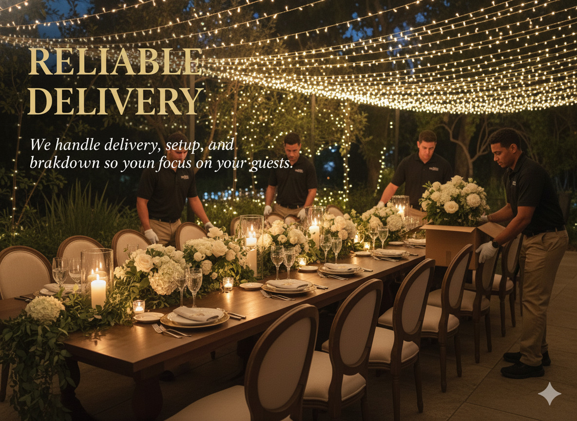 Reliable delivery and setup